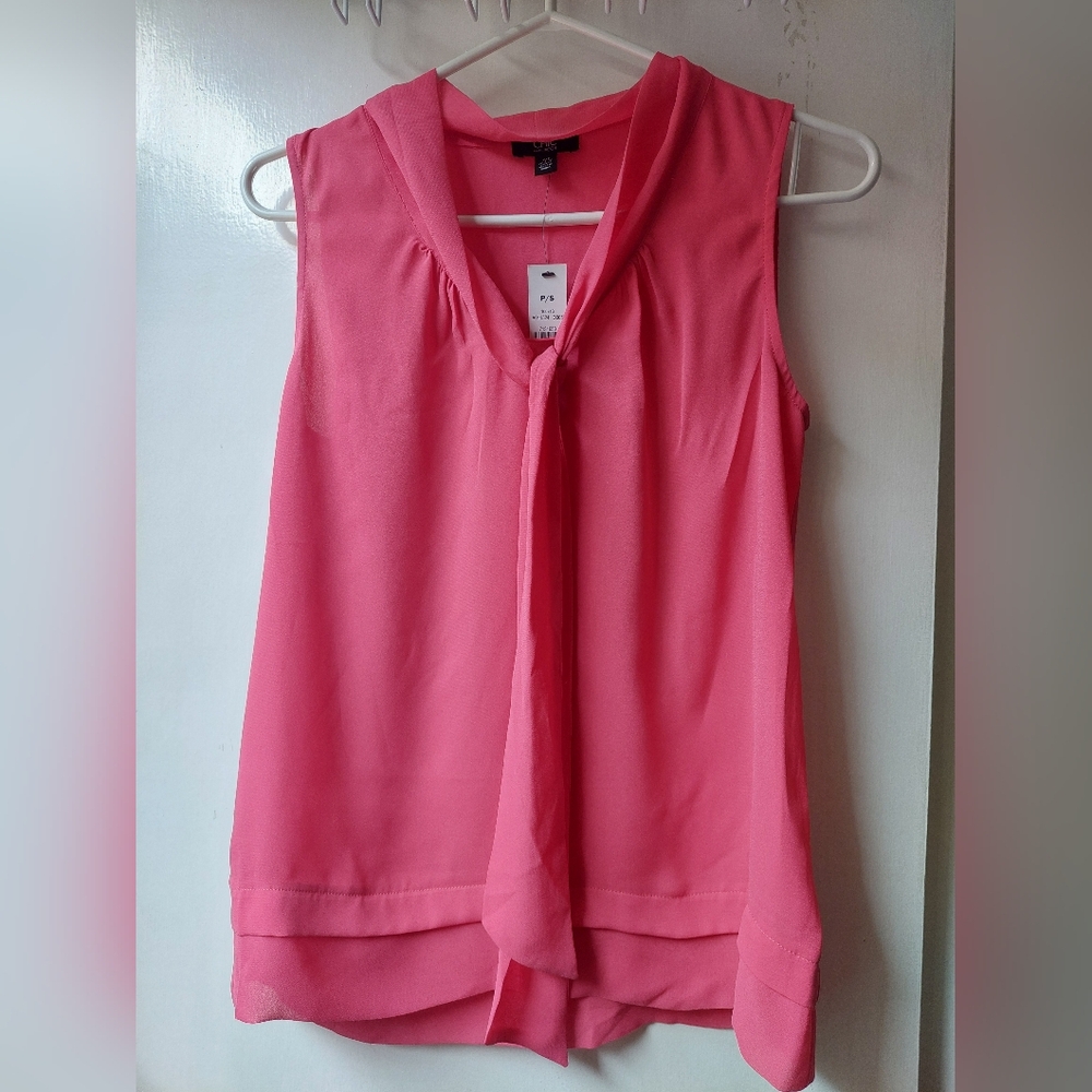 Jacob Vibrant Pink Sleeveless Blouse